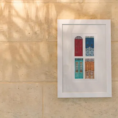 펜션 Chic Townhouse With Private Pool & Bbq In Gozo *